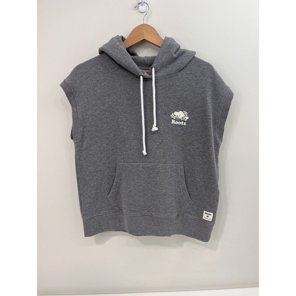 Roots Canada Sleeveless Sweatshirt Sz Large